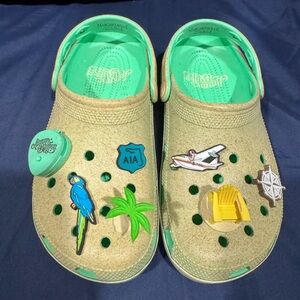 ❤️ Crocs Limited Edition Jimmy Buffett Margaritaville Clogs Mens 5 Womens 7 ❤️